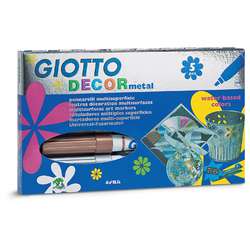 GIOTTO | DECOR Metal Multisurface Art markers — sets