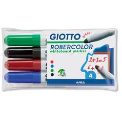 GIOTTO | ROBERCOLOR  Whiteboard Marker set — 4 GIANT markers