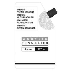 SENNELIER | Acrylic GLOSS LACQUER MEDIUM — 120 ml eco-pack