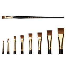 Raphaël® | Kolinsky Gold Flat brushes — series 1872