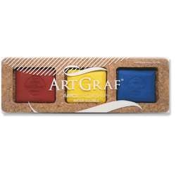 Viarco® | ART GRAF® TAILOR SHAPE Watersoluble Graphite Primary set — 3 colours