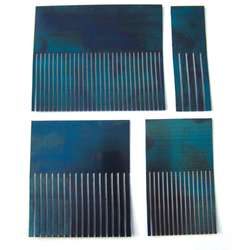 HOBBYRING | Encaustic Wave Combs — set of 4
