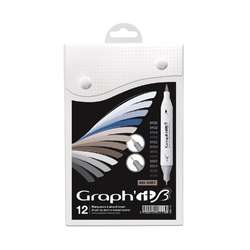 Graph'it | Brush Marker pens — sets of 12
