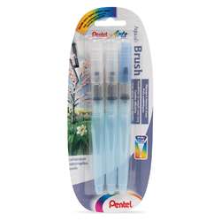 Pentel | Reservoir Watercolour Brush set — 3 brushes