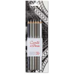 Conté à Paris™ | Assorted Drawing Pencils— pack of 6