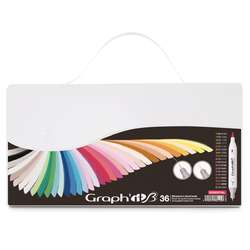 Graph'it | Brush Marker pens — set of 36