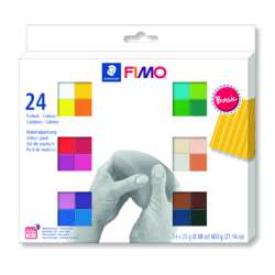 STAEDTLER® | FIMO® Basic Colour Pack — 24 x 25 g blocks