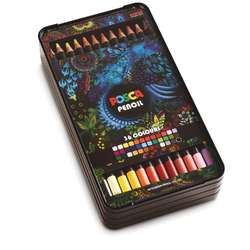 uni | POSCA PENCIL set — 36 colours