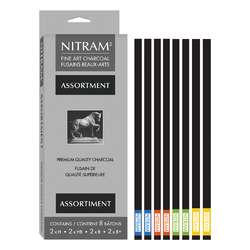 NITRAM™ | FINE ART CHARCOAL Assortment — 8 sticks