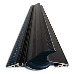 Maped® | Quadra Cutting Ruler — black aluminium