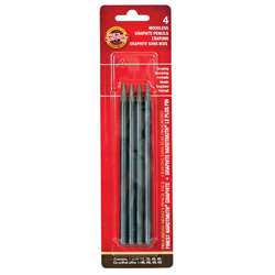 KOH-I-NOOR | PROGRESSO Woodless Graphite Pencils — set of 4