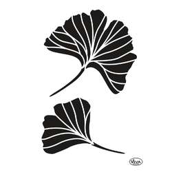 ViVA DECOR® | Universal Stencil — Ginkgo Leaves