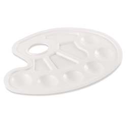 O'color | Oval Plastic Palette — 10 wells