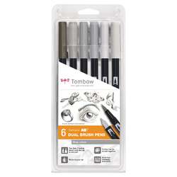 Tombow | ABT Dual Brush Pen — Grey shades set