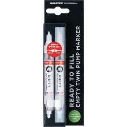 MOLOTOW™ | EMPTY TWIN PUMP MARKERS — packs of 2