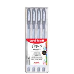 uni-ball | Signo UM120NM Metallic Rollerball sets — 4 pens