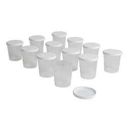 O’color | Transparent Mixing Beaker set — 12 x 30 ml beakers