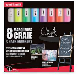 uni-ball | Chalk marker set PWE-5M — 8 markers