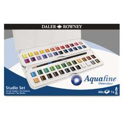 DALER-ROWNEY | Aquafine Studio set — 48 half pans