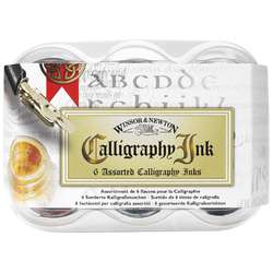 WINSOR & NEWTON™ | Calligraphy Inks set — 6 x 30 ml bottles