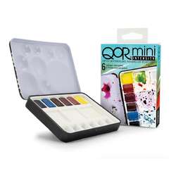 GOLDEN® | QoR™ mini INTENSITY Watercolours — 6 half pans