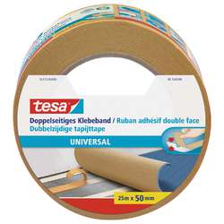 tesa® | UNIVERSAL Double-sided Adhesive Roll — 25 m x 50 mm