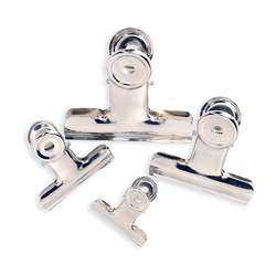 Bulldog Clips — nickel-plated steel