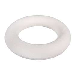 Rayher | White Polystyrene Rings — Ø 22 cm