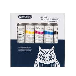 Schmincke | aqua LINOPRINT Colour set 005 — 5 x 20 ml tubes