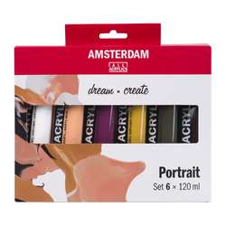 ROYAL TALENS | AMSTERDAM Portrait Set — 6 x 120 ml