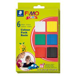 STAEDTLER® | FIMO® Kids Colour Pack Basic — 6 x 42 g blocks