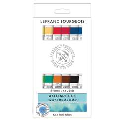 LEFRANC & BOURGEOIS | Studio Watercolour Tube sets — 10 ml tubes