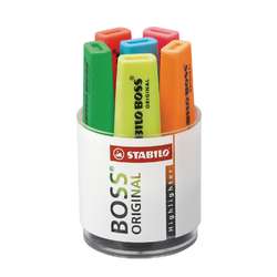 STABILO® | BOSS® ORIGINAL Highlighters — tub of 6