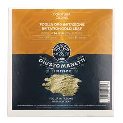 GIUSTO MANETTI | Imitation Metal Leaf — 25 sheets