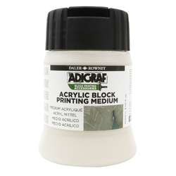DALER-ROWNEY | ADIGRAF Acrylic Block Printing Medium — 250 ml tub.