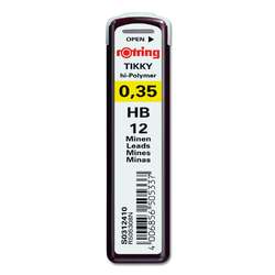 rOtring | Tikky high-polymer refill leads — packs of 12
