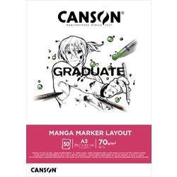 CANSON® | GRADUATE Manga Marker Layout Pads — 50 sheets