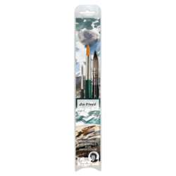 da Vinci | Cesc Farré Essentials for Watercolour set — 3 brushes