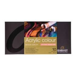 ROYAL TALENS | REMBRANDT Extra Fine Acrylic Colour Sets — 10 x 40 ml tubes