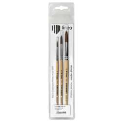 lineo | Synthetic School Brush Set — series 1113