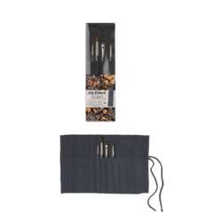 da Vinci | COLINEO Watercolour Brush set — series 4068 ○ 4 brushes in cotton brush roll