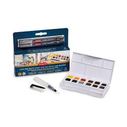 DERWENT | LINE & WASH Paint Pan set — with 2 line makers