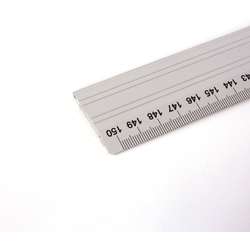 Leniar® | Long Aluminium Cutting Rulers — millimetre scale