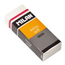 MILAN® | Extra soft eraser 5020 ○ rectangular — plastic