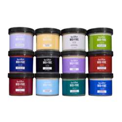 Speedball® | MID-FIRE™ GLAZE 1180-1220°C — sample pack of 12