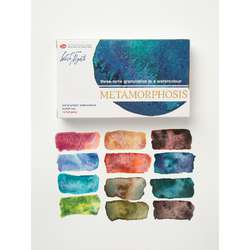 WHITE NIGHTS™ | Extra-Fine Watercolour set Metamorphosis — 12 pans in metal box