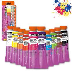 Cléopâtre | Acrylic Paint Tube set — 10 x 10 ml