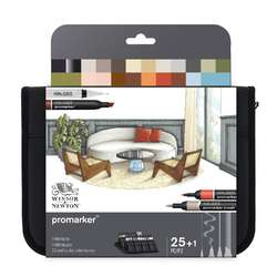 WINSOR & NEWTON™ | promarker™ Interiors set — 22 markers