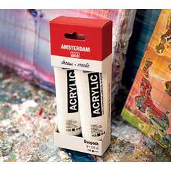 ROYAL TALENS | AMSTERDAM Standard Series Acrylic Titanium White — duo pack