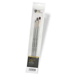 lineo | PERFECT ACRYL 398 + 397 + 399 brush set —  3 assorted brushes